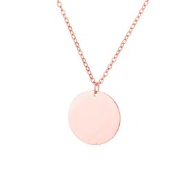 Personalized Gifts For Mom Unique Jewelry Pet Photo Cust Om (Option: Rose Gold-2pendant-55cm)